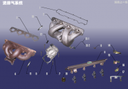 Впускна і випускна система Chery Eastar (B11). Артикул: 484FDJ-JPQXT