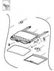 Люк даху Lifan X60. Артикул: 5-23-ec7