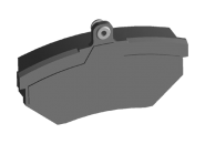 Колодки тормозные передние с ушком Chery Amulet (A15). Артикул: A11-3501080