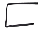 Уплотнитель стекла задний левый (оригинал) A15. Артикул: A11-5206321