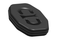 Подушка крепления глушителя (подвес глушителя) Chery Amulet (A15). Артикул: A11-1200019
