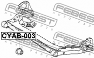 Сайлентблок задньої балки Chery Forza (A13). Артикул: A11-3301025