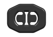 Подушка крепления глушителя (подвес глушителя) Chery Amulet (A15). Артикул: A11-1200019