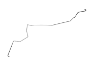Трубка тормозная задняя правая Chery Amulet (A15). Артикул: A11-3506100AB