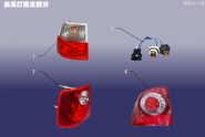 FIXING PART(L),RR. COMB. LAMP SET Chery Amulet (A15). Артикул: A15HWDZC-ZGDBF