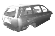 CAR WHITE BODY ASSY WITH SUNFOOF Chery CrossEastar (B14). Артикул: B14-5000100BA-DY