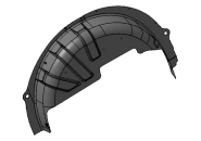Панель арки колеса заднего левого внутренняя Chery CrossEastar (B14). Артикул: B14-8404301-DY