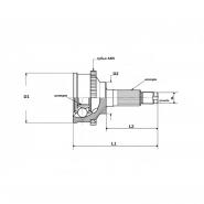 ШРУС внутренний R 1.6L Chinese (Z 25/29) Lifan 520 KLM KLM AutoParts. Артикул: SLAL22005