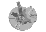 Кулак поворотний передній лівий з гальмівним диском Chery Jaggi QQ6 (S21). Артикул: S21-3001007