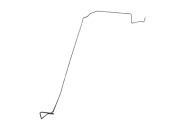 2ND RR BRAKE PIPE LH Chery Kimo A1 (S12). Артикул: S12-3506150