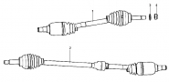 Вали шарнірні Chery QQ (S11). Артикул: a13-2-3