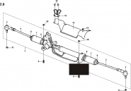 Рулевой механизм с тягами в сборе Chery Eastar (B11). Артикул: a13-2-9