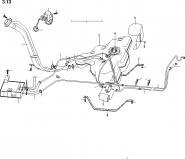 Паливна система і система уловлювання парів бензину Geely Emgrand X7. Артикул: a13-3-13
