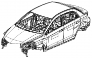 Кузов в сборе Chery Forza (A13). Артикул: a13-4-1