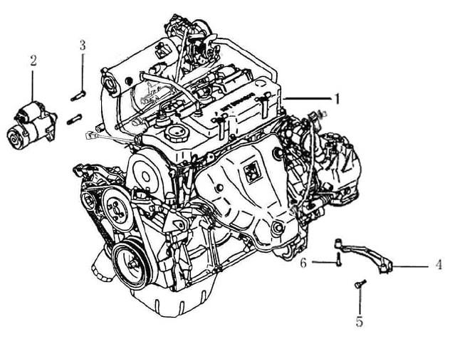 Стартер BYD F3. Артикул: byd-f3-e-38