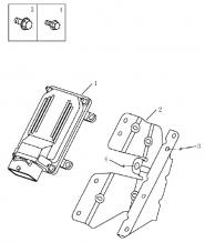 Блок управління двигуном ЕБУ (UAES) Lifan 320 Smily. Артикул: ecu-ec7