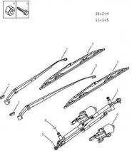 Передний стеклоочиститель Geely GC6 (LG-4). Артикул: ex7-623-23-120