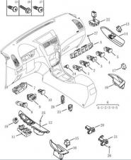 Переключатели [JL4G18] Geely GC5 (SC5/SC5RV). Артикул: ex7-738-42-120