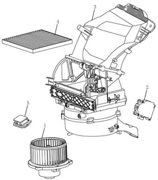 Вентилятор пічки Geely GC6 (LG-4). Артикул: gc5-810-26-100