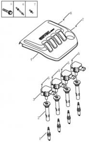 Система зажигания [4G15,AT] Geely GC5 (SC5/SC5RV). Артикул: gc5-250-50-060