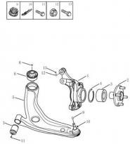 Важіль передній Geely GC5 (SC5/SC5RV). Артикул: gc5-416-16-100