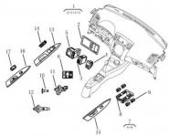 Электрические переключатели [GL/GT] Geely GC5 (SC5/SC5RV). Артикул: gc5-738-42-101