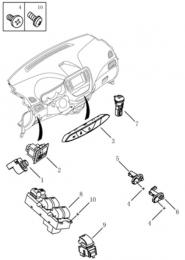 Электрические переключатели [2014 MODEL] Geely GC5 (SC5/SC5RV). Артикул: gc5-738-42-200