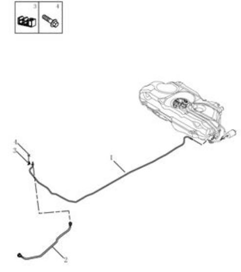 Трубопровід паливної системи [JLB-4G15] Geely GC6 (LG-4). Артикул: gc6-210-16-051