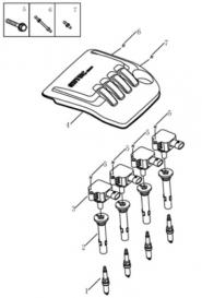 Система зажигания [JLB-4G15] Geely GC5 (SC5/SC5RV). Артикул: gc6-250-50-093