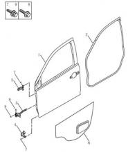 Передні двері Geely MK (LG-1). Артикул: gc6-570-70-051