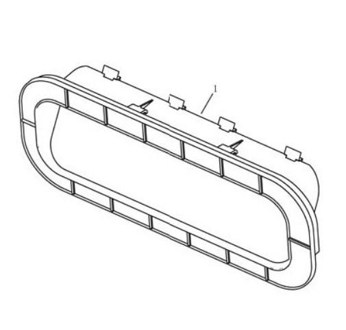 Задняя вентиляция Geely GC6 (LG-4). Артикул: gc6-630-50-663