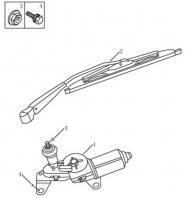 Задний стеклоочиститель Lifan X60. Артикул: gmk2-623-25-060