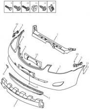 Бампер передний Geely SL. Артикул: gsl-610-10-080