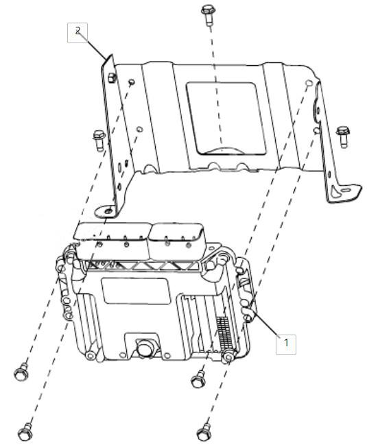 Блок управління двигуном Great Wall Hover H5. Артикул: gwh5-d2-29