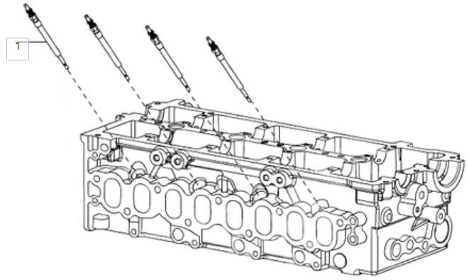 Свічка накала Great Wall Hover H5. Артикул: gwh5-d2-33