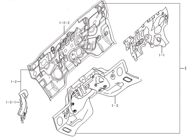 Передній обтікач Lifan 320 Smily. Артикул: l320-4-3