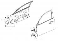 Передні двері Lifan X60. Артикул: lifan-x60-5-10