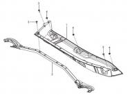 Панель крепления стеклоочистителей Chery Forza (A13). Артикул: lifan-x60-5-13