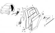 Принадлежности двери задней. Артикул: lifan-x60-6-23