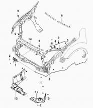 Принадлежности отсека двигателя Chery CrossEastar (B14). Артикул: lifan-x60-6-28