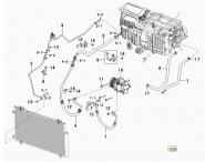 Трубопровод кондиционера Geely GC5 (SC5/SC5RV). Артикул: lifan-x60-7-6
