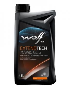 Масло трансмісійне 75W-90 1L WOLF EXTENDTECH GL 5. Артикул: 75w-90